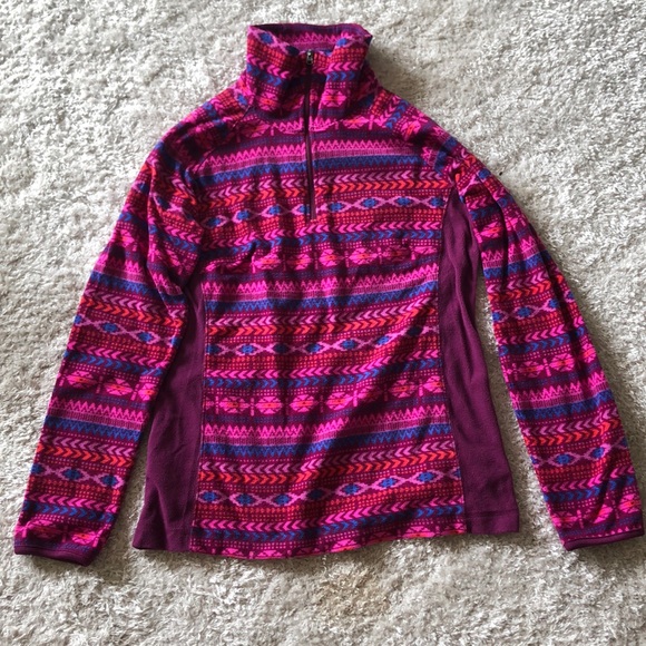 columbia patterned fleece